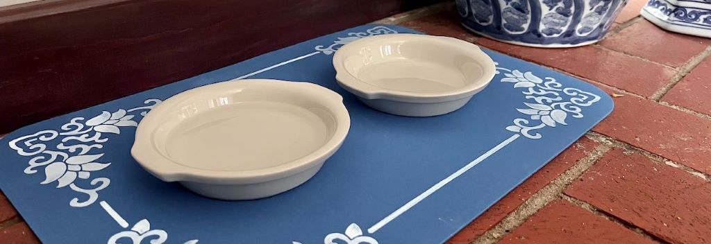 Dog bowl mat ideas for small dogs