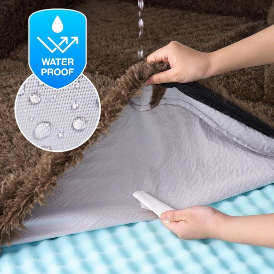 EHEYCIGA Foldable Orthopedic Memory Waterproof Pet Bed