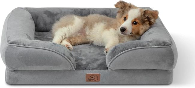 Bedsure Medium Orthopedic Dog & Cat Bed – Washable, Waterproof, Nonskid Comfort Sofa Review
