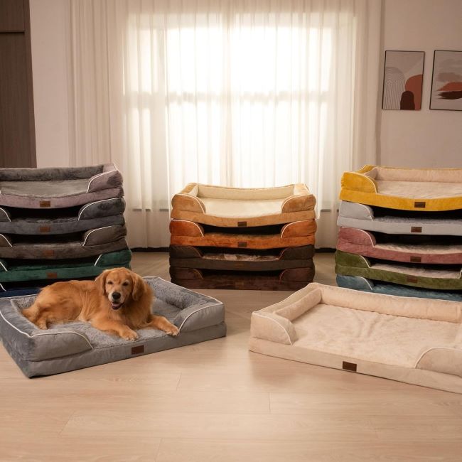 Give your pup luxury rest with the Comfort Expression XL Dog Bed – supportive, waterproof, washable, and cozy.