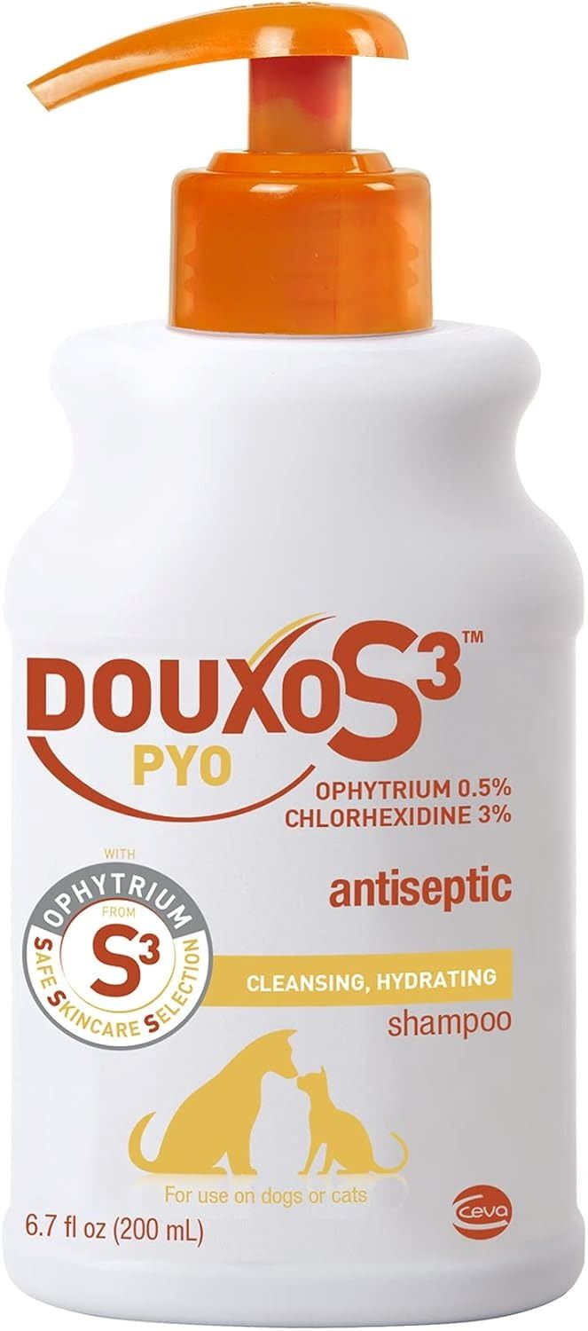 Douxo S3 Pyo Shampoo for Dogs and Cats – Antiseptic and Hydrating Skin Care