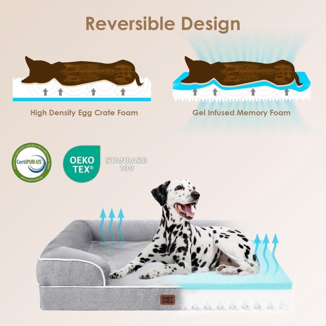 Memory Foam XL Pet Bed for Big Dogs – Waterproof, Comfortable & Durable