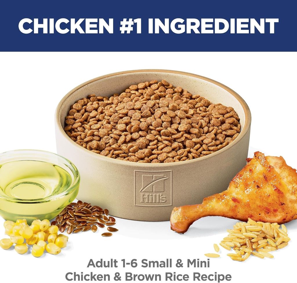Dry dog food for small breeds – Hill’s Science Diet Chicken & Brown Rice, adult 1-6
