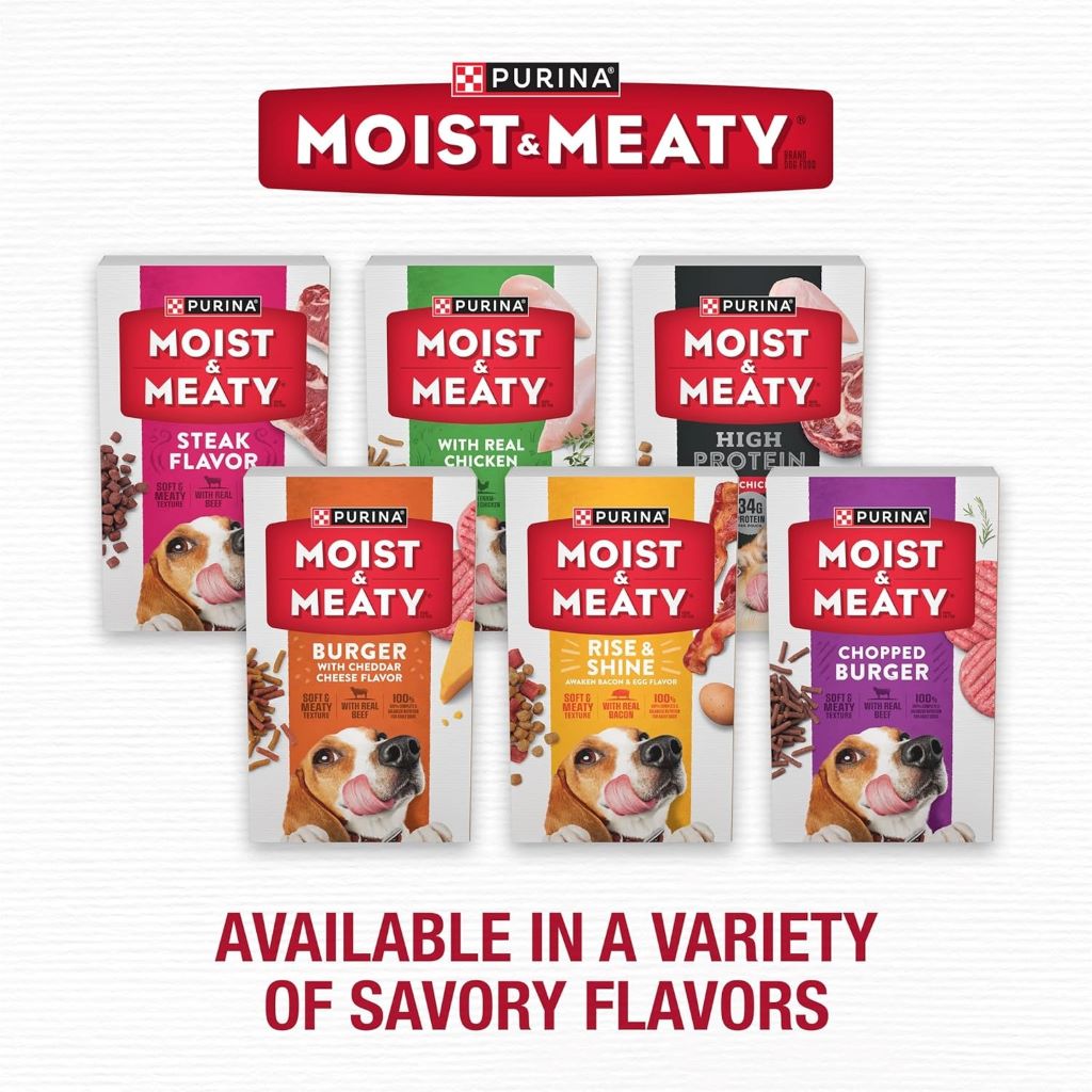 36 Pouches of Flavorful Nutrition – Purina Dry Soft Food Dogs Love!