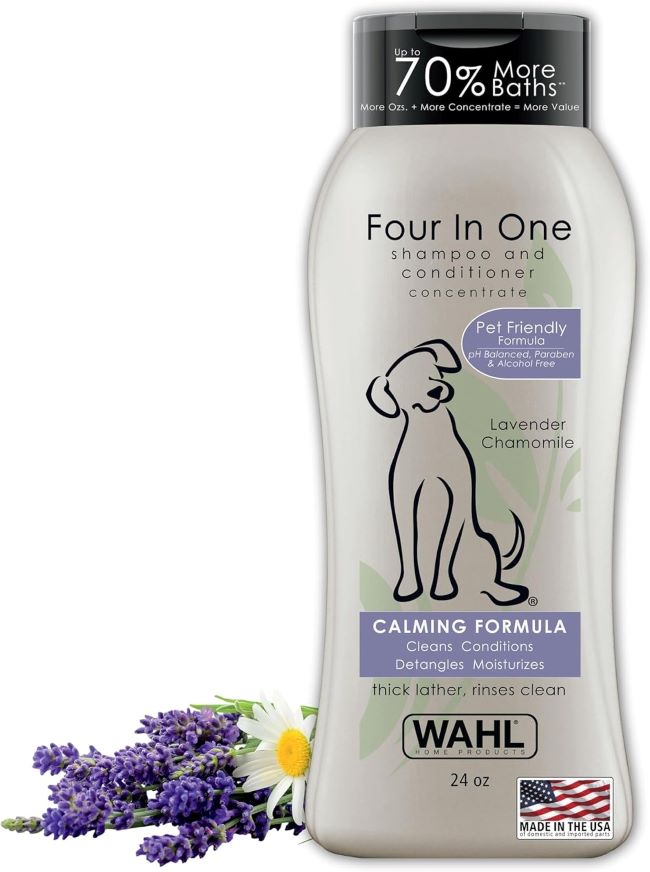 Soothing Clean for Pups: Wahl 4-in-1 Lavender Chamomile Dog Shampoo Review