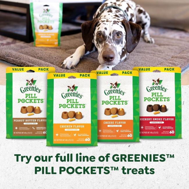 Greenies Dog Treats Large – easy-to-use pill pockets for dogs