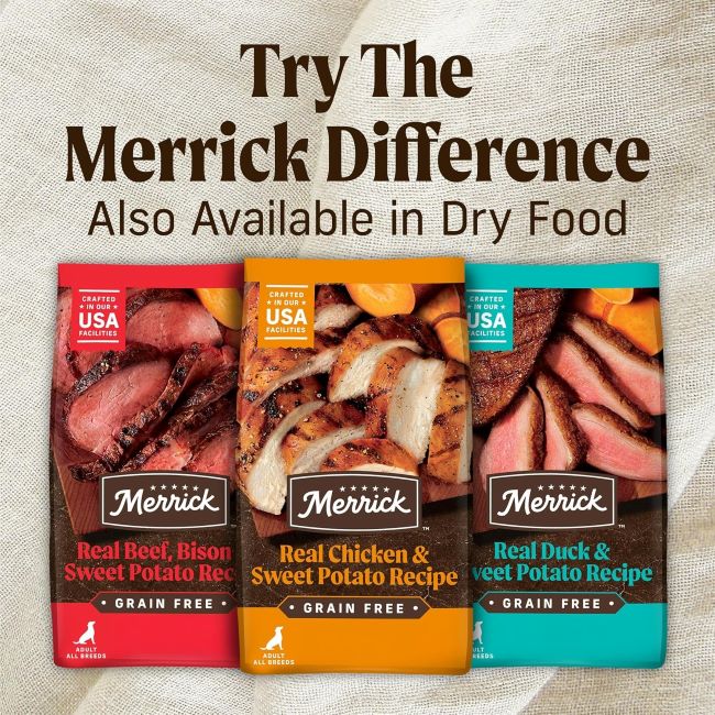 Merrick natural wet dog food review – real meat, grain-free, nutritious meal