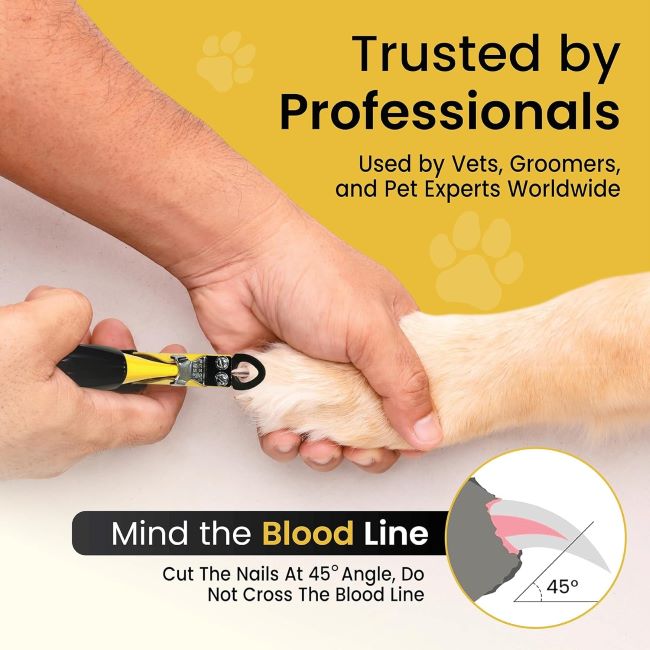 Durable Resco Deluxe dog nail clippers, large size, safe and easy-to-use.