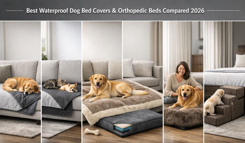 Best waterproof dog bed covers and orthopedic dog beds compared for comfort and leakproof protection 2026
