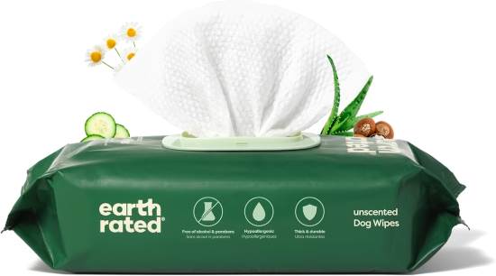 Earth Rated Pet Wipes