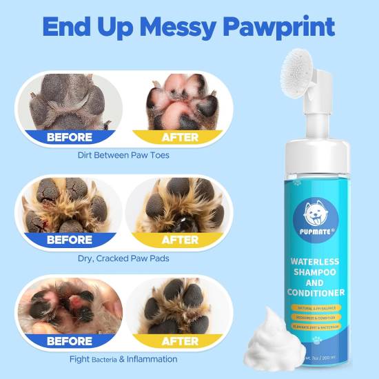 PUPMATE No Rinse Waterless Dog Paw Cleaner