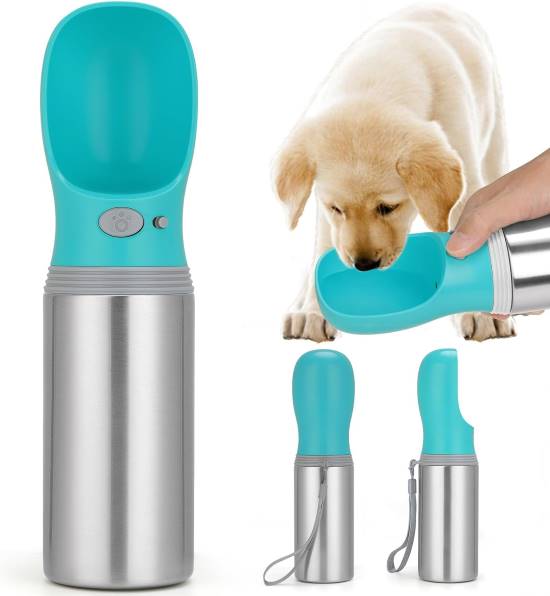 Portable Stainless Steel Dog Water Bottle