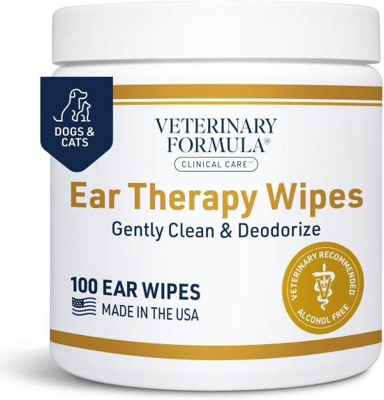 Veterinary Formula Clinical Care Ear Therapy Wipes
