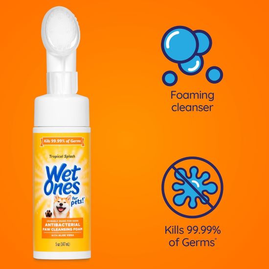 Wet Ones for Pets Antibacterial Dog Paw Cleaner