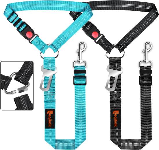 laqibak Removable Dog Seat Belt Harness